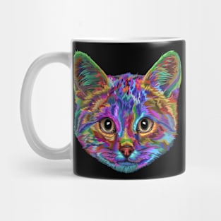 Splash Art Cat T Shirt | Gifts for Cat lovers Mug